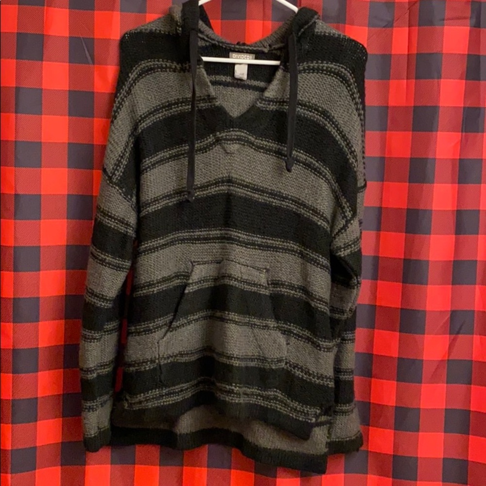 Black and Gray Soft Hoodie
